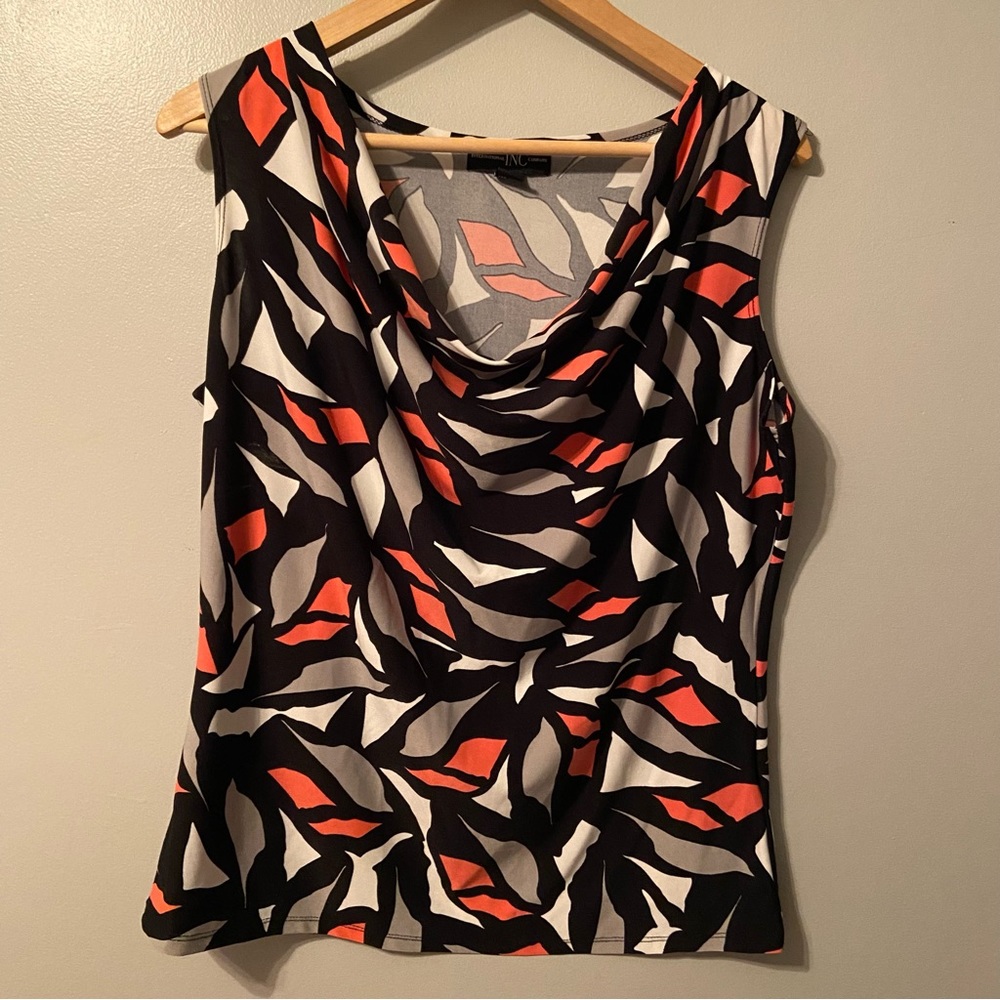 Colourful ‘Stained Glass’ Sleeveless Blouse
